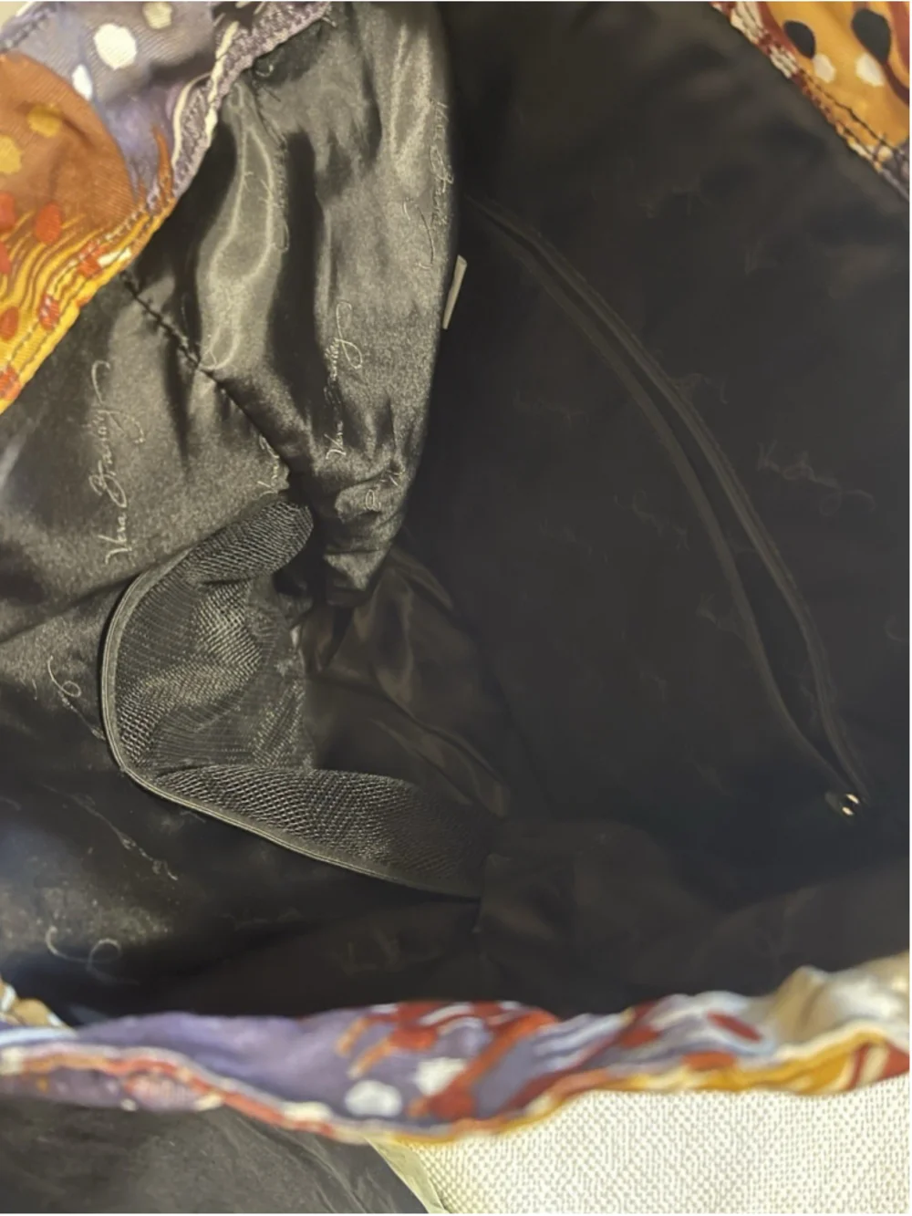 Vera Bradley Lighten Up Backpack Painted Feathers Retired